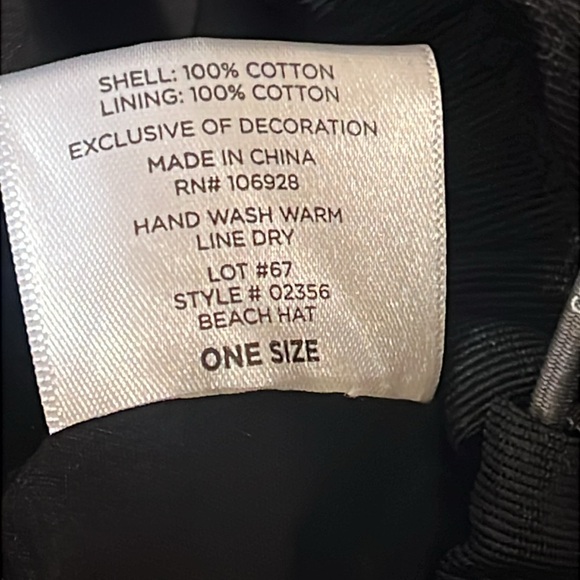 Coolibar Black Hat - Picture 6 of 7